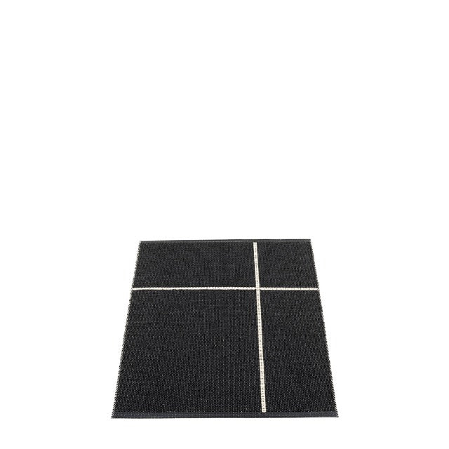 Rug FRED Runner S - Black/ Vanilla (reversible)