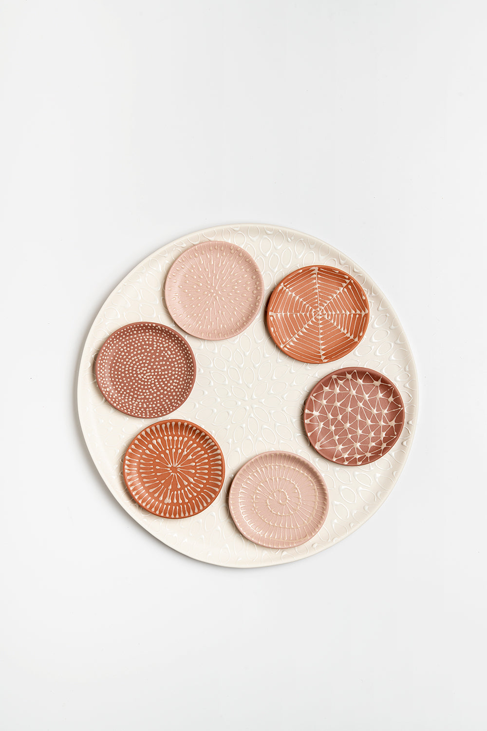 Full Seder Plate | White and Nature Colors