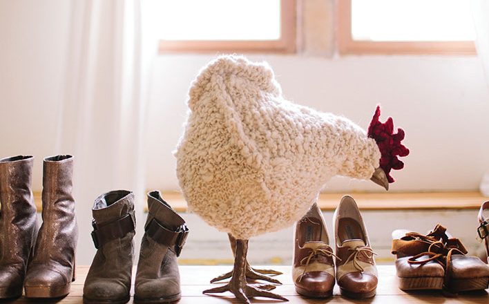 Chicken Footstool