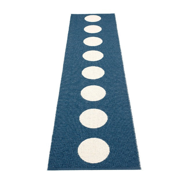 Rug VERA - Ocean Blue/ Vanilla  (Reversible)