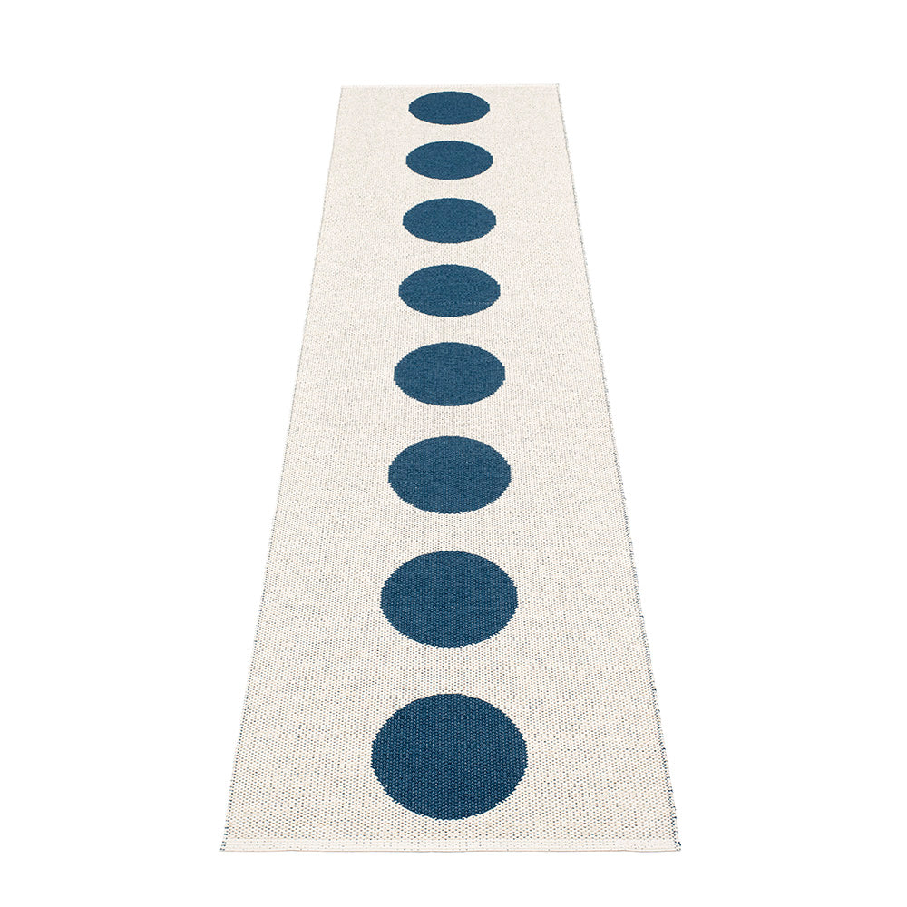 Rug VERA - Ocean Blue/ Vanilla  (Reversible)