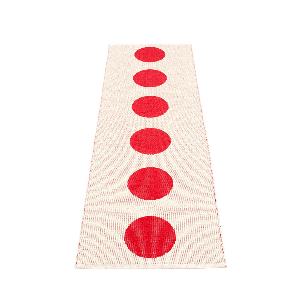 Rug VERA - Red/ Vanilla  (Reversible)