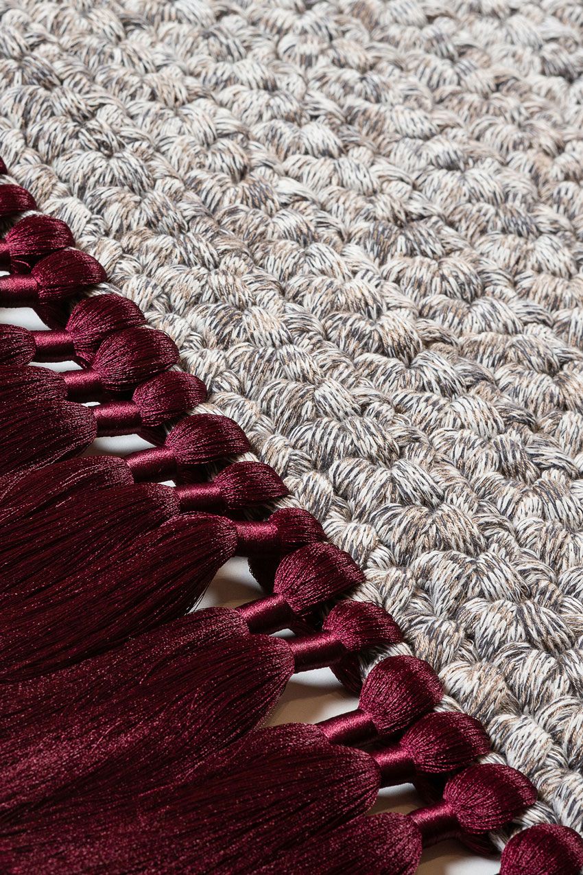 Light Melange Thick Rug