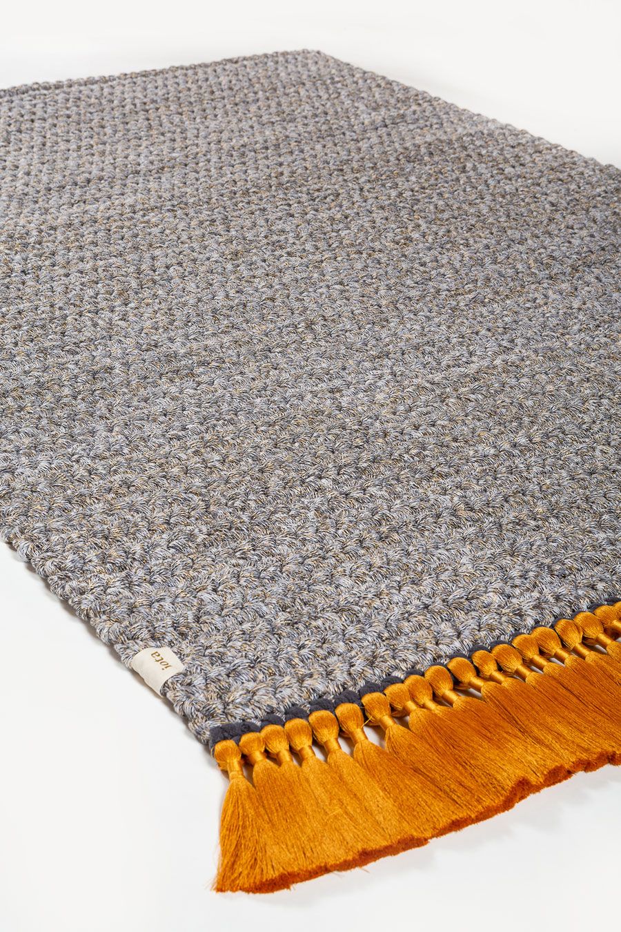 Gray Sand Thick Rug Medium