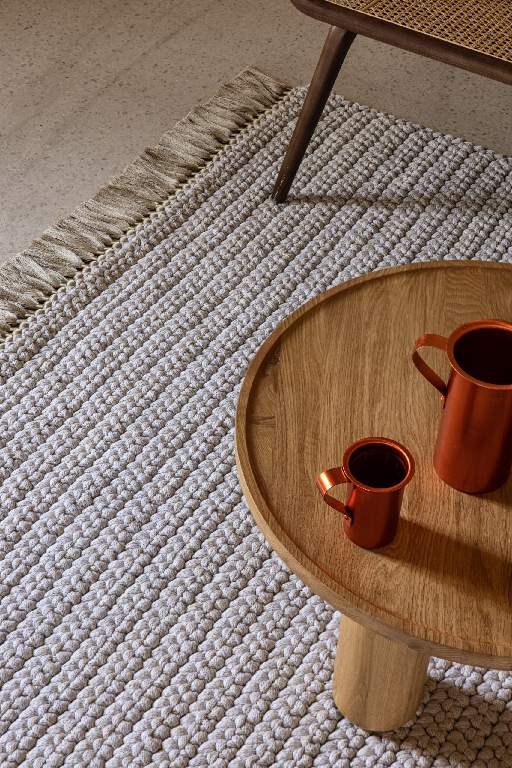 Off White Thick Rug