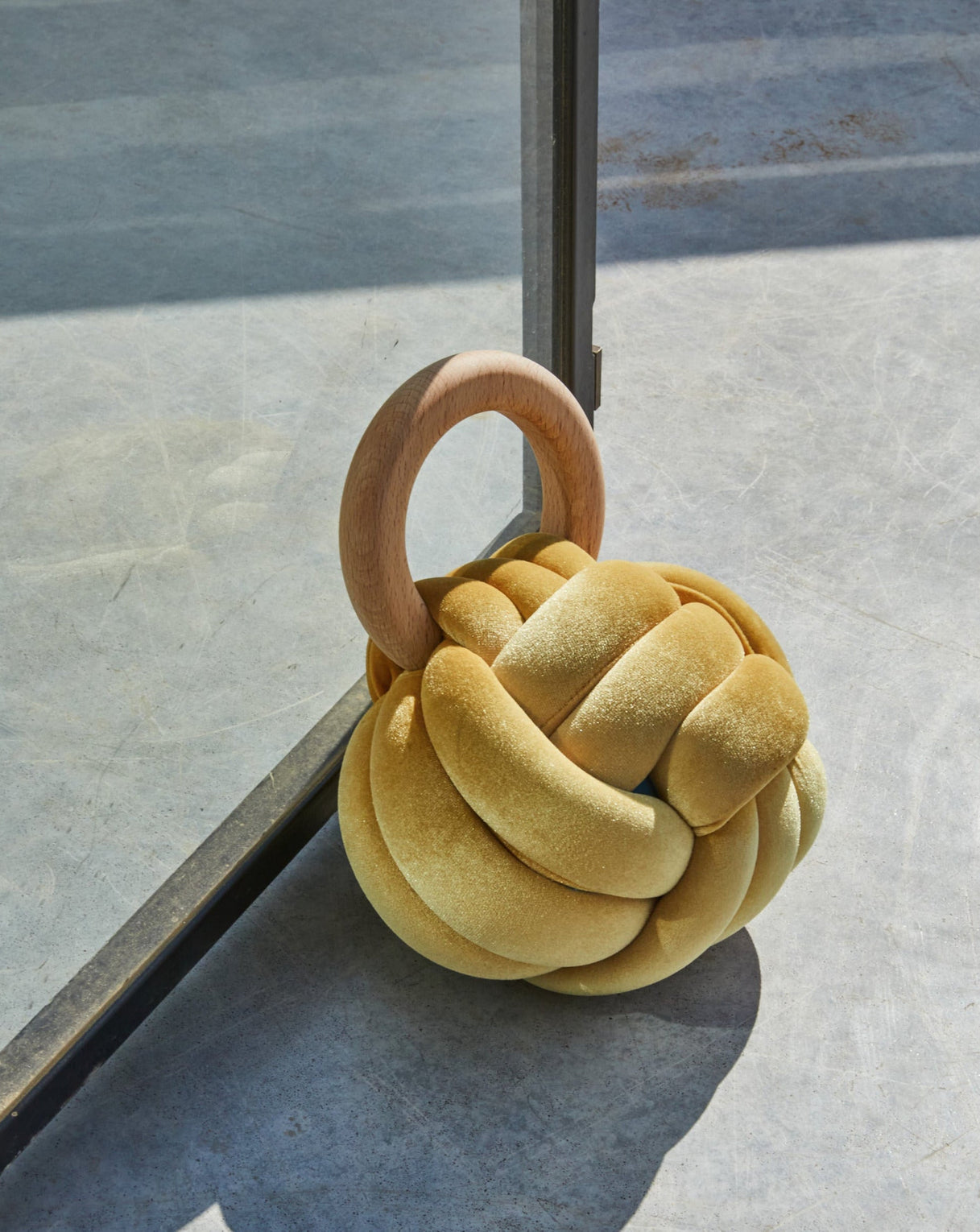 Velvet Knot Door Stop