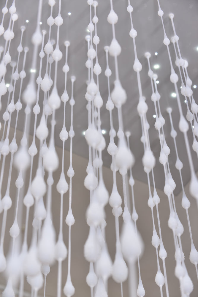 Pearl Strands Ceiling Fixture by Tzuri Gueta