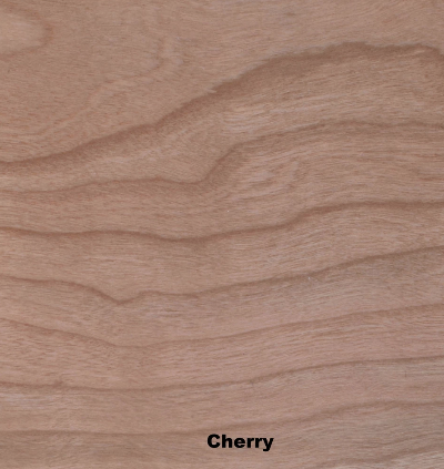 Cherry veneer finish