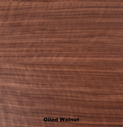 Oiled Walnut veneer finish
