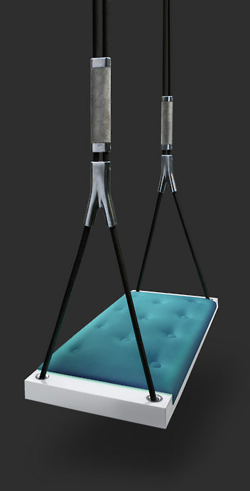 Luxury Swing. Cotton Turquoise 